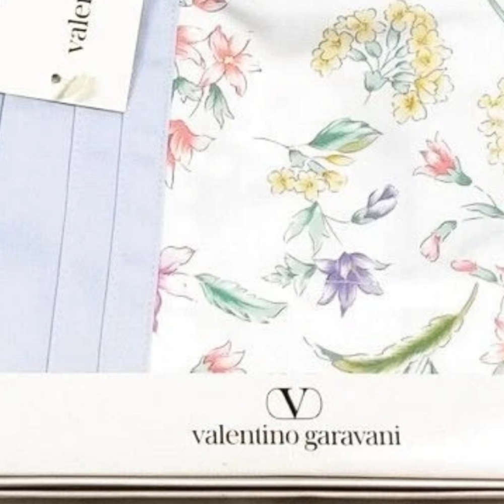 Valentino Garavani Apron NWT Rare Floral Cotton Luxury Gift O/S W/Box W/Pockets - Picture 4 of 12